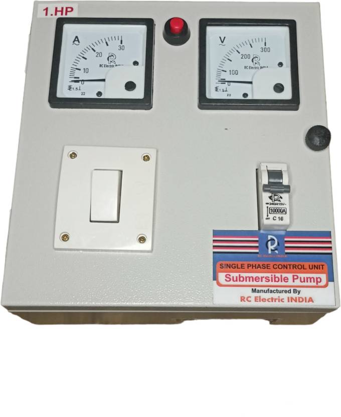rc electric india 1.HP SUBMERSIBLE PANEL SINGLE PHASE OILFIELD Water