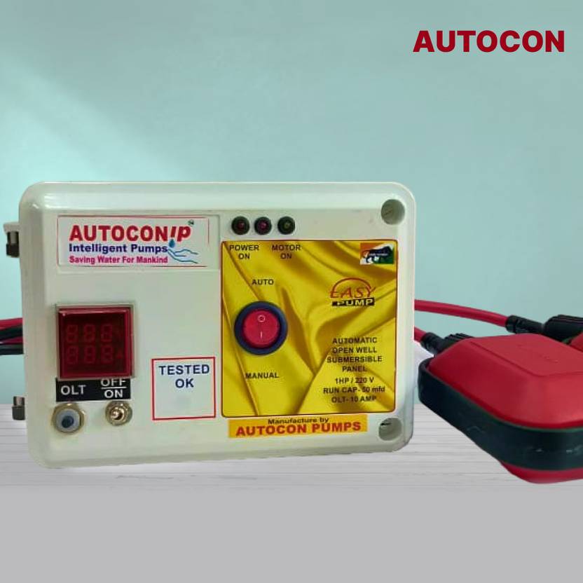 AUTOCONIP AUTO PANEL FOR 1 HP SINGLE PHASE OPEN WELL SUBMERSIBLE PUMP 2