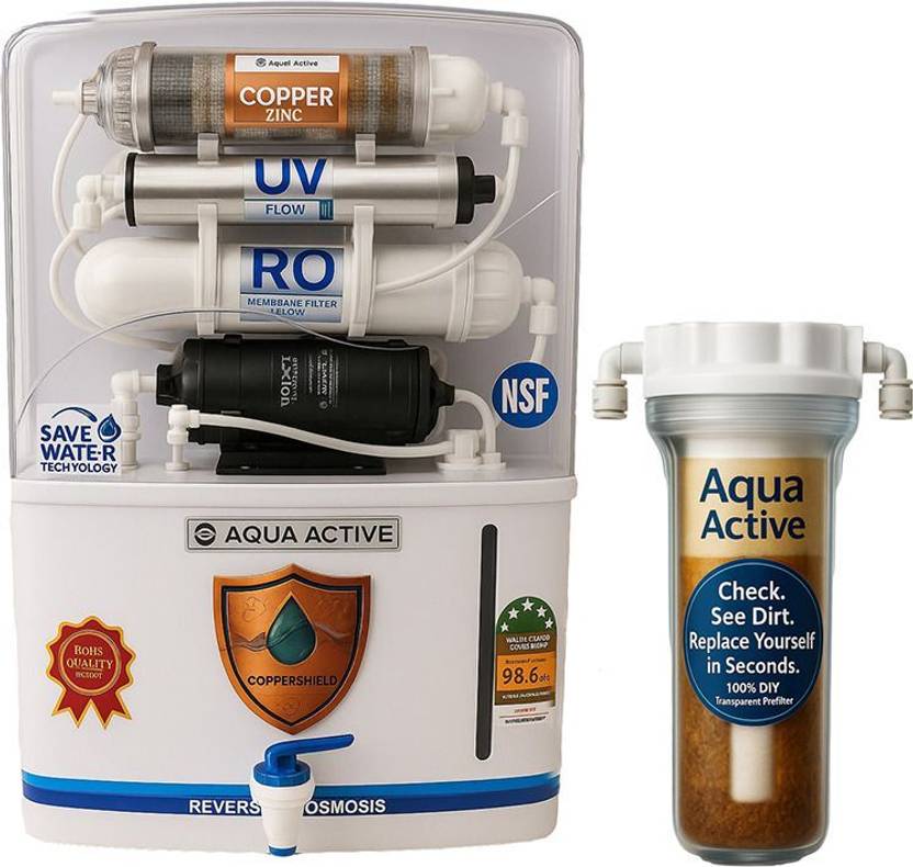 AquaActive Grand ROCU 10 L RO + Copper Water Purifier