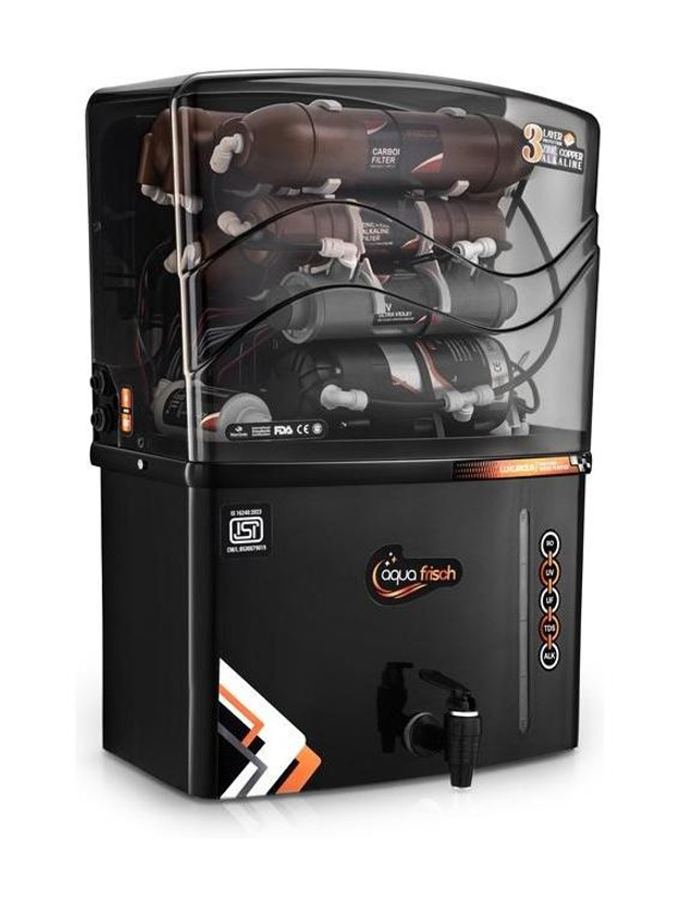 Click to enlarge Aqua Frisch H2O | Needs No Service For 2 Years| 15 L RO + UV + Copper + Alkaline + Minerals Water Purifier - Aqua Frisch : Flipkart.com