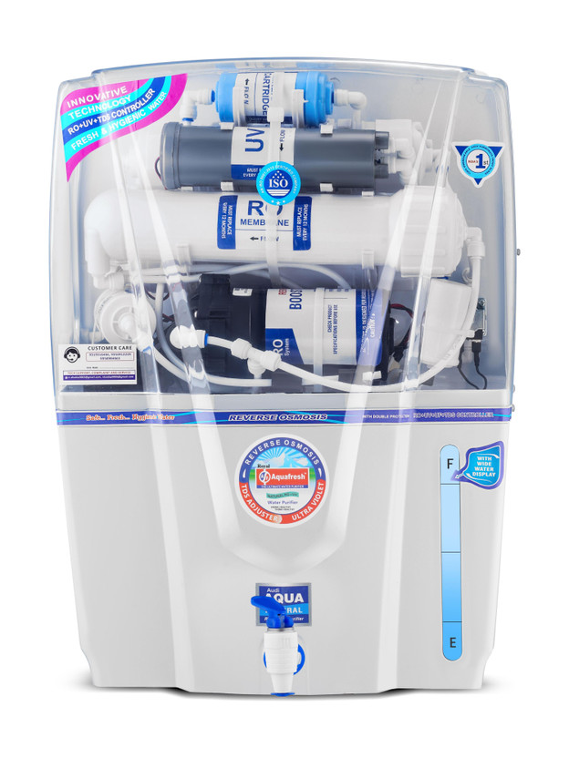 Click to enlarge Aqua Fresh EPICAQUA ADJUSTER India 1st BIS (IS 16240 :2023) CM/L8100159306 15 L RO + UV + UF + TDS Control Water Purifier with Prefilter - Aqua Fresh : Flipkart.com