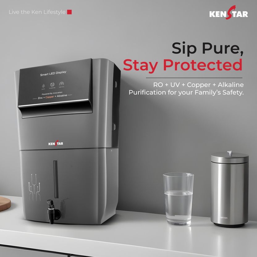 Kenstar Pureza 8L RO + UV + UF Water Purifier - Image 8