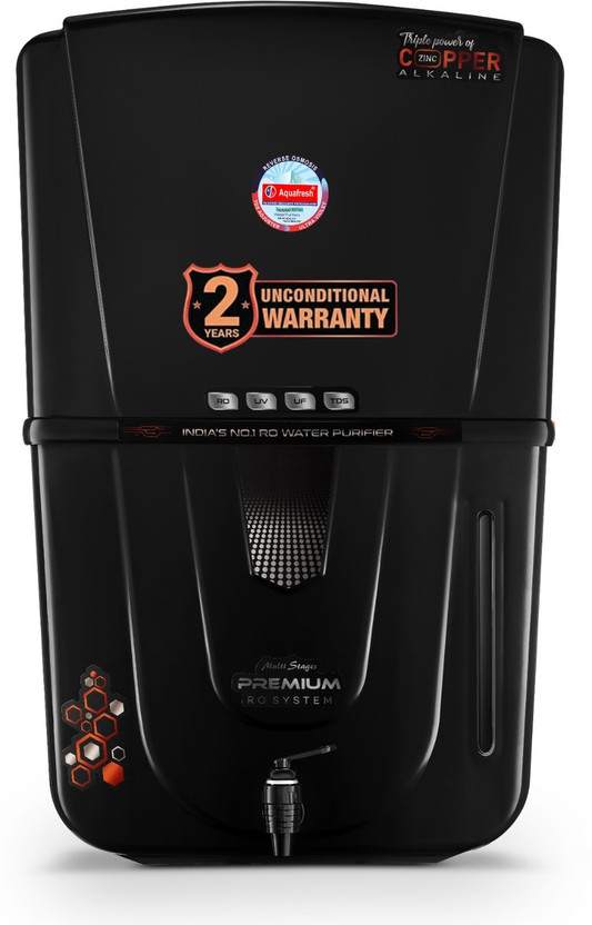 Click to enlarge Aqua Fresh Ultra Pro | BIS ISI Certified | 2 Year Unconditional Warranty | Black 18 L RO + UV + UF + Copper + Alkaline + Minerals Water Purifier - Aqua Fresh : Flipkart.com
