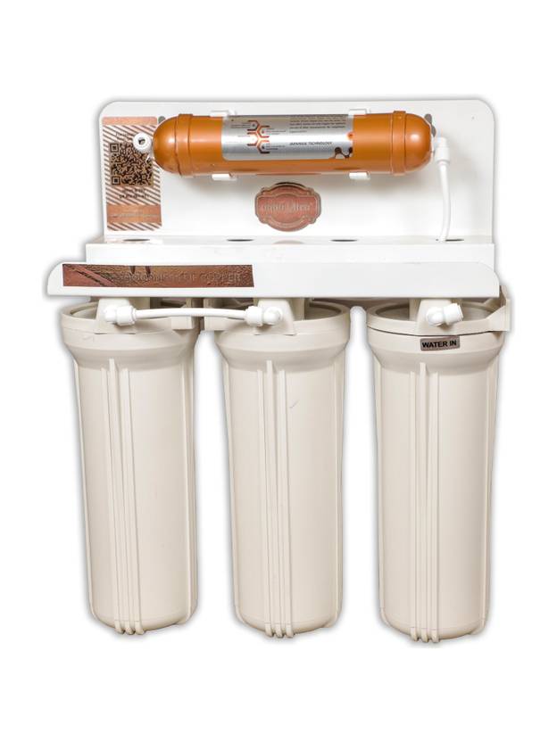 Aquaultra Multy Stage Non Electric water purifier with Goodness of Copper Gravity Based Water Purifier