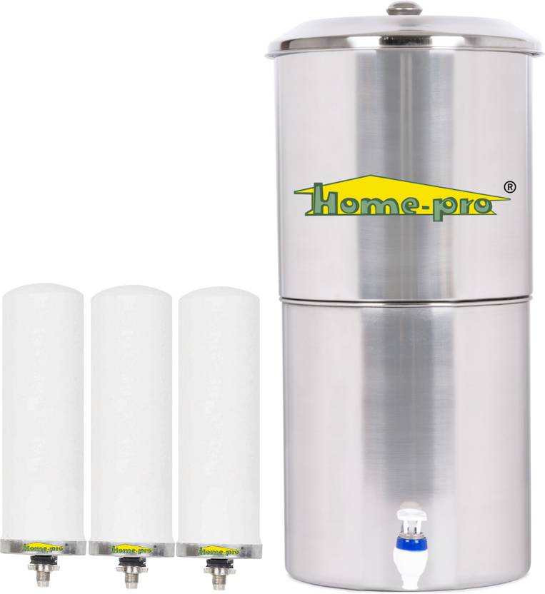 Homepro Stainless Steel Water Filter Non Electric Long Ceramic