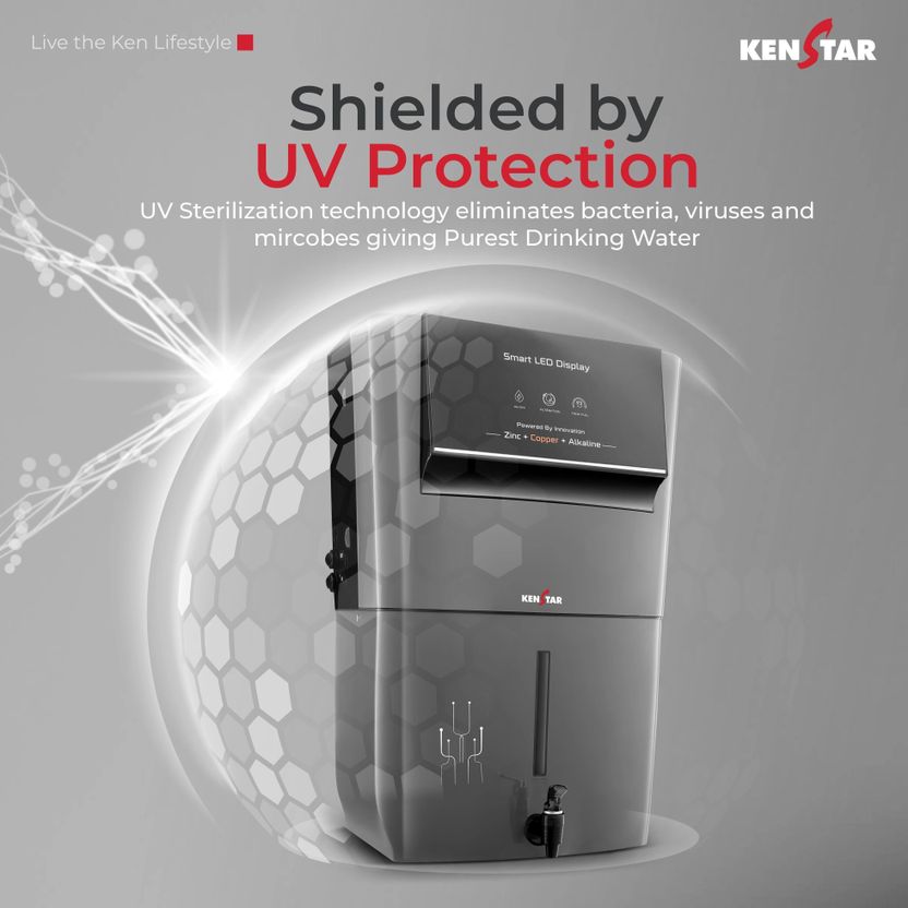 Kenstar Pureza 8L RO + UV + UF Water Purifier - Image 7