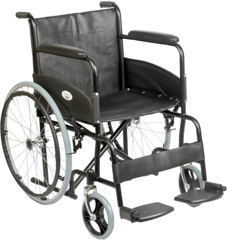 VMS Careline Select Pneumatic Wheel Regular Folding with Safety Belt