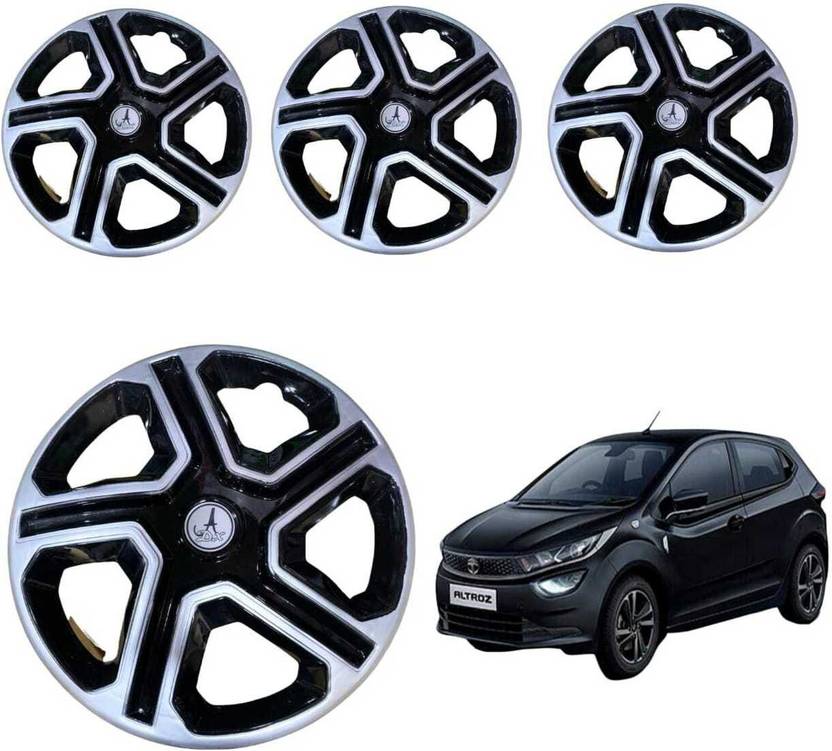 KYZO CAR WHEEL CAP/ WHEEL COVER ALTROZ "SILVER_BLACK" 14 INCHI Wheel