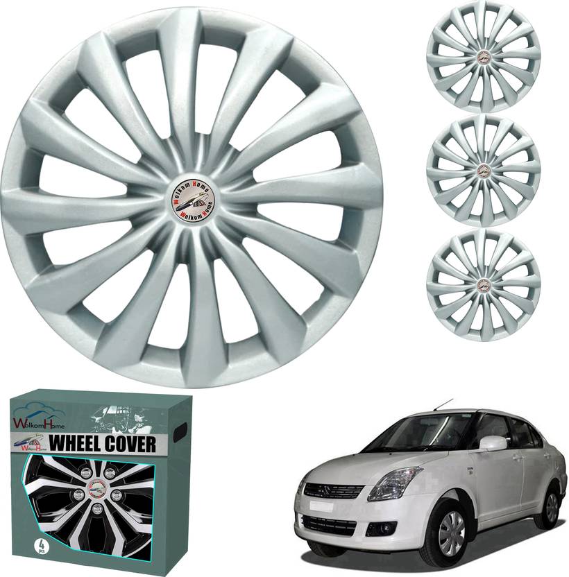 WolkomHome Car accessories Wheel cap, Hub Cap Dzire Type3 14 Inch Wheel Cover For Maruti Swift