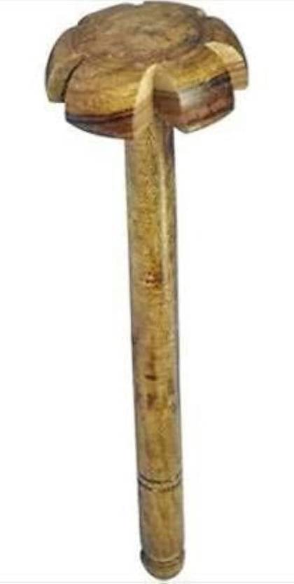deepake Wooden Hand Blender | Handmade Mathani for Lassi, Dahi & Buttermilk( pack of 1) Wood Flat Whisk