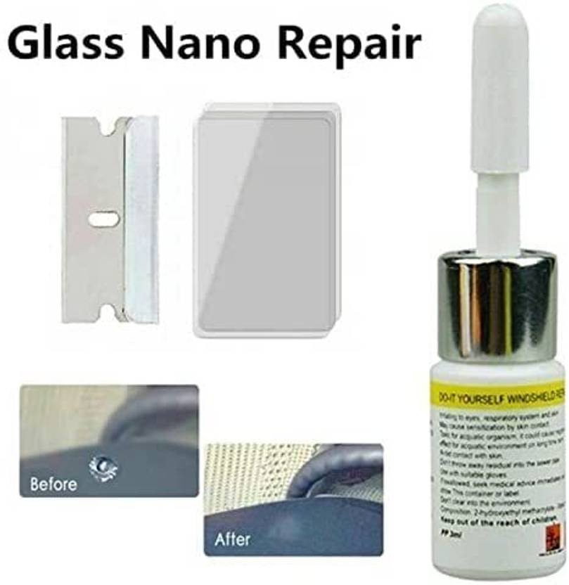 GalaxyKits Car Glass Crack Repair Liquid, Windshield Crack Repair Kit Car Glass Windshield