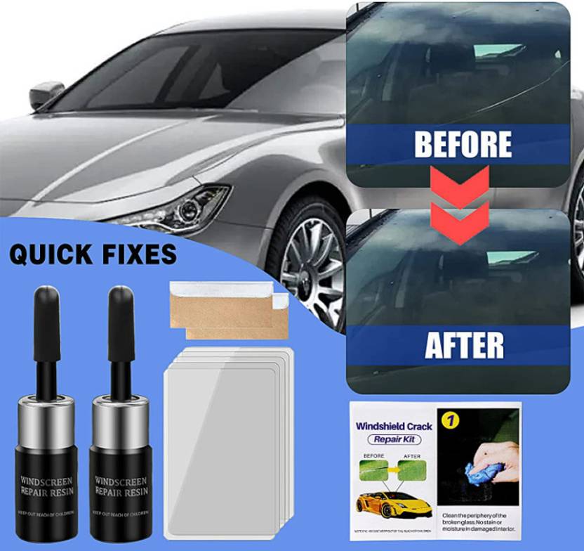 Windcare Windscreen Repair Kit,Car Windshield Crack Scratch Resin