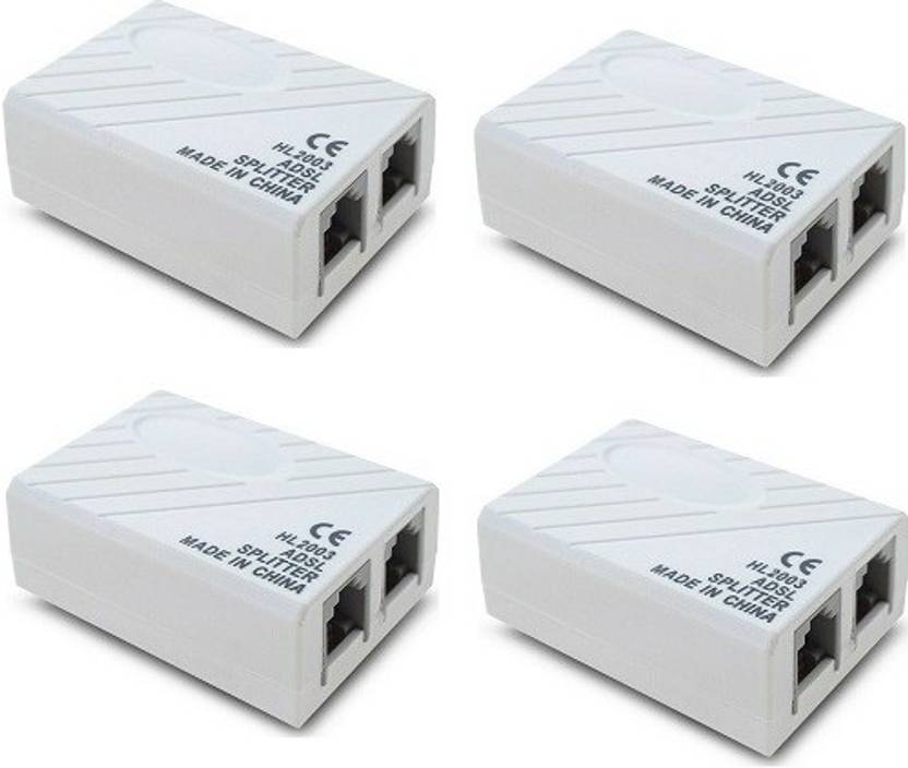 HLSP ADSL/DSL Splitter/Filter for Landline Telephone, Modem, Broadband