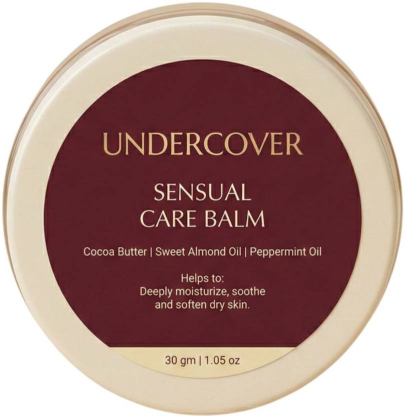 Undercover Sensual Care Balm with Cocoa Butter, Sweet Almond Oil & Peppermint Oil (30gm) Intimate Cream