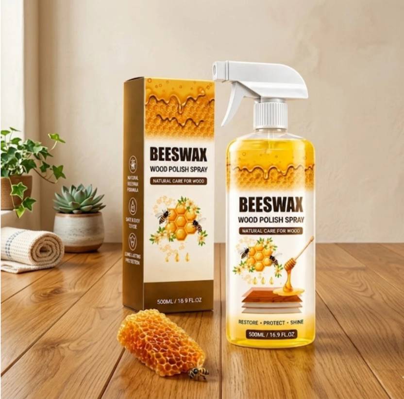 ODEXY FLIXY Beeswax Wood Polish Spray for Furniture Oil Stain Wood Stain