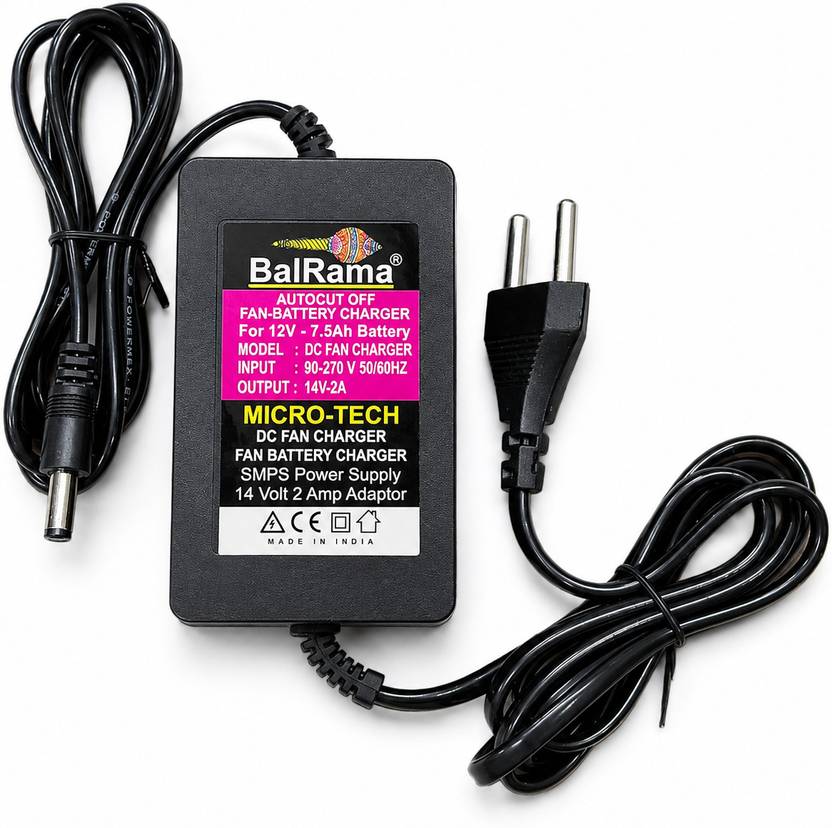 Divinext Fan Charger AC DC Adaptor Smps Electronic Power Supply 14 V 2 Amp Output 14 Volt Worldwide Adaptor
