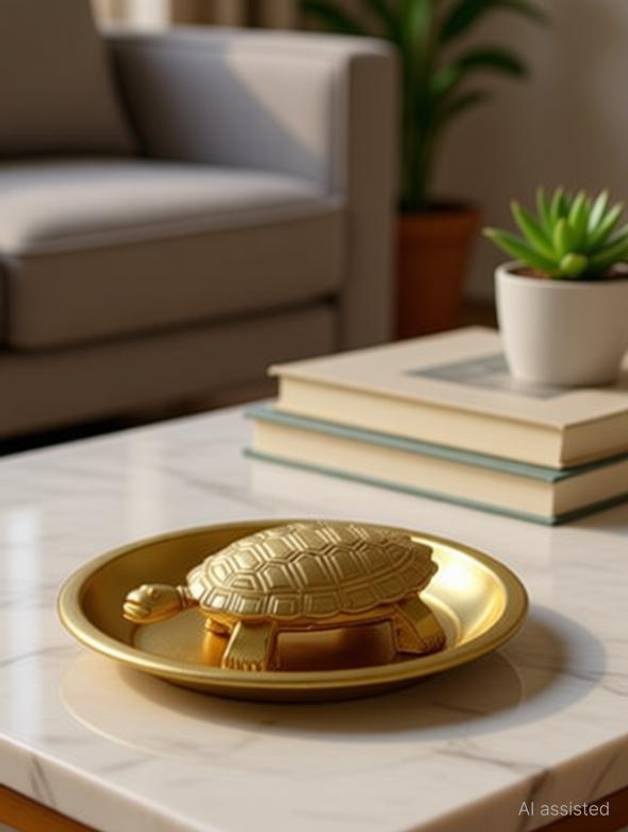 Divine Gifts Kachua Decorative Showpiece - 6.5 cm