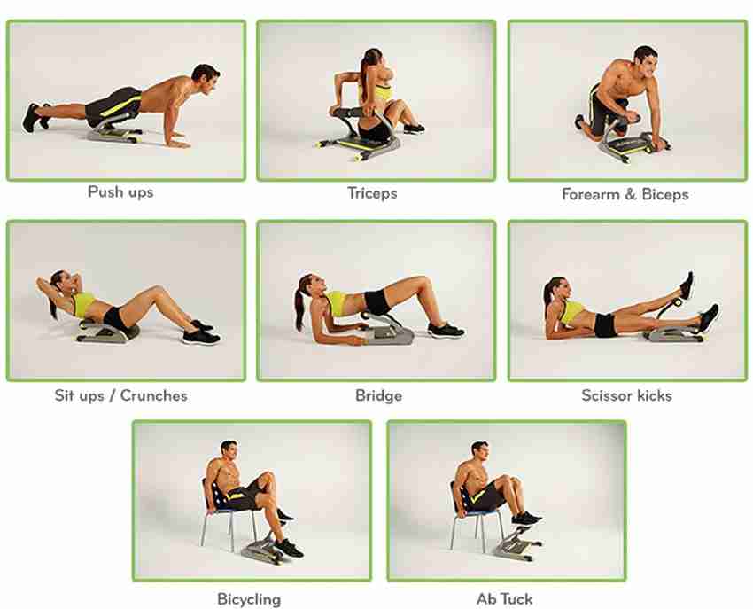 KOBO Wonder Core Total Smart Workout Ab Exerciser Buy KOBO Wonder Core Total Smart Workout Ab Exerciser Online at Best Prices in India AB Building Flipkart