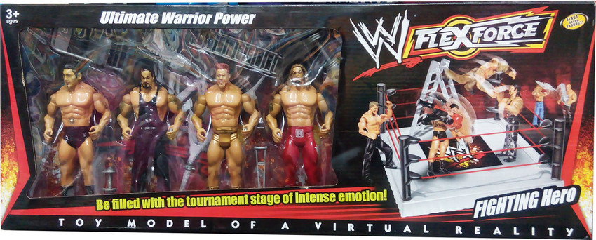Gift World Wwe Flexforce Ultimate Warrior Power Ring Figures