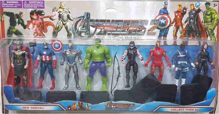 The avengers shop action figures set