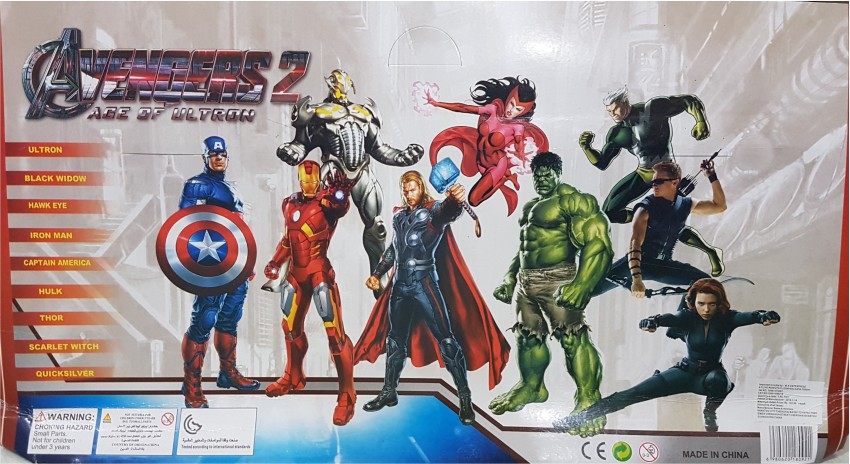 AS Avengers Action Figures of 8 Super Heroes - Avengers Action Figures of 8  Super Heroes . Buy Avengers, Thor, Captain America, Ultron, Hulk, Hawk Eye,  Ironman, Black Widow toys in India.