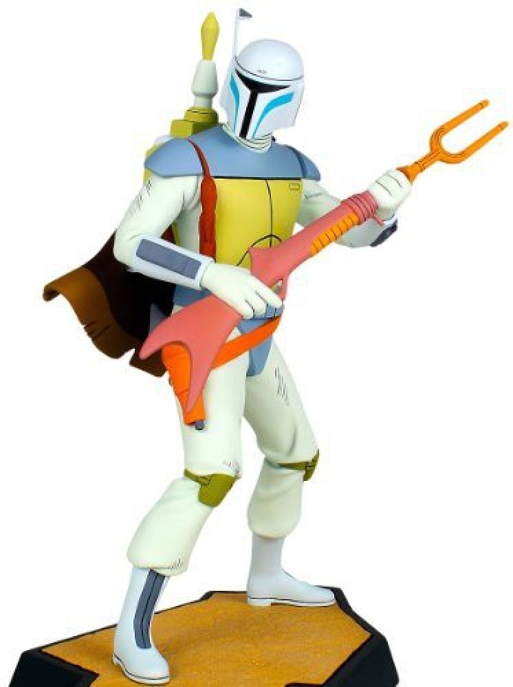 STAR WARS Boba Fett Holiday Special Animated Maquette Bust - Boba