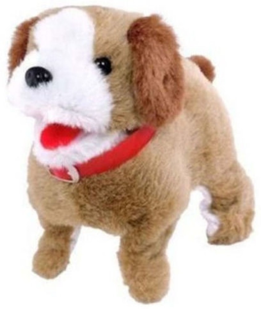 Happy Trails Interactive Plush Puppy Toy Battery Operated Dog That Walks, Barks & Does Back Flips, Soft & Snuggly Fur