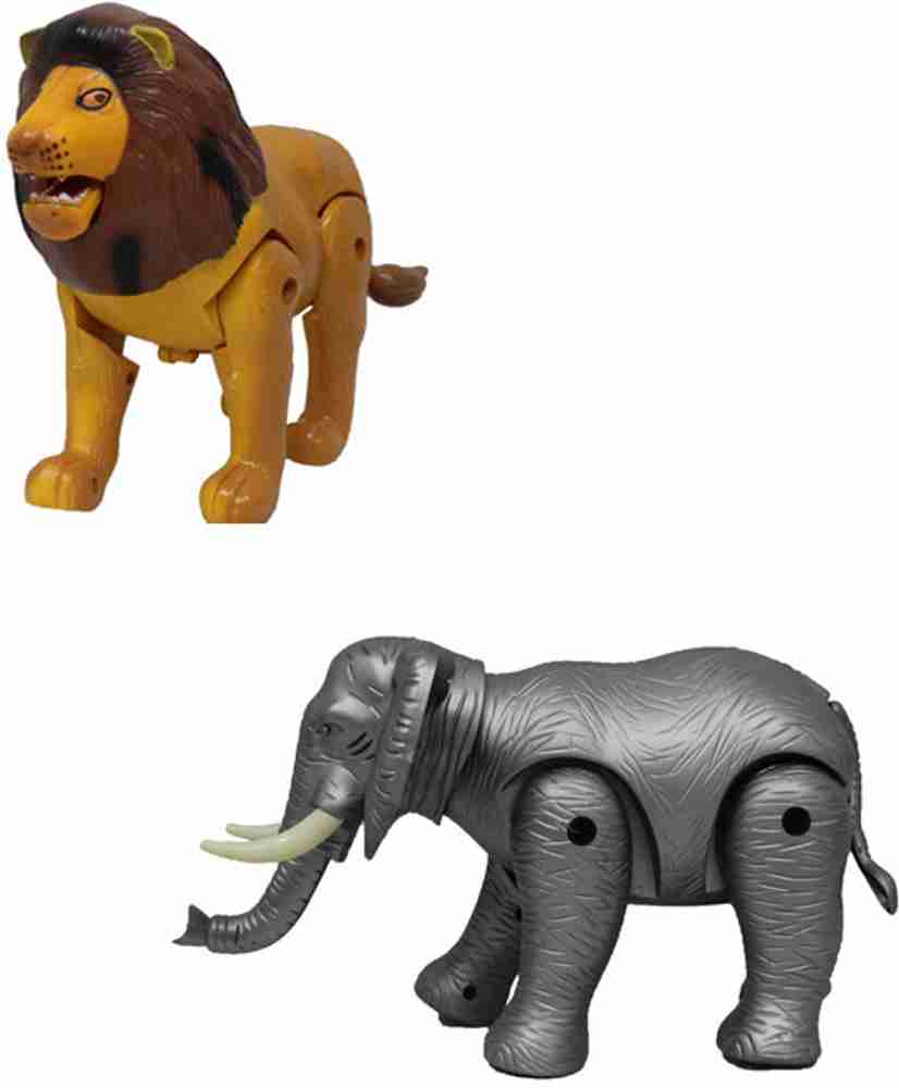 Smartkshop Lion and Elephant Battery Operated Toy Animal For Kids Gift Toy Lion and Elephant Battery Operated Toy Animal For Kids Gift Toy Buy Wild animals Lion Tiger Giraffee Monkey