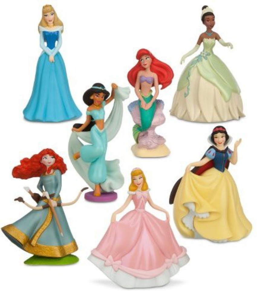 Disney Princess Figurines Cake Topper : Belle, Cinderella, Little Mermaid,  Mulan, Sleeping Beauty Etc Set of 8 - ToysPlus