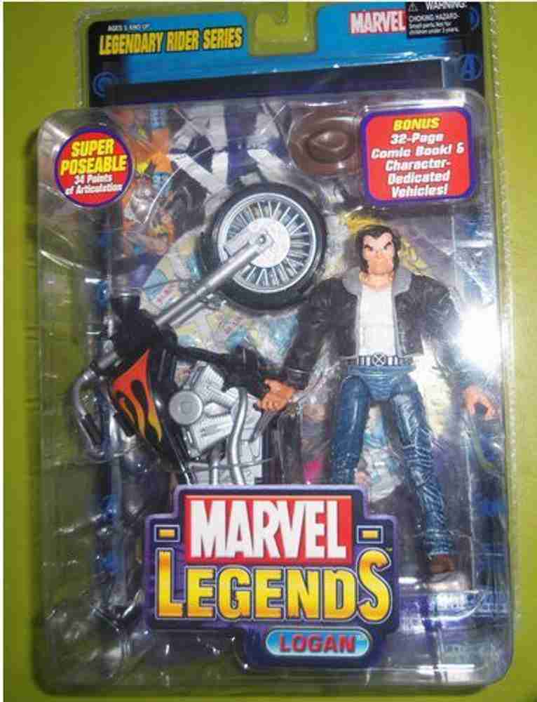 Marvel legends deals legendary riders wolverine