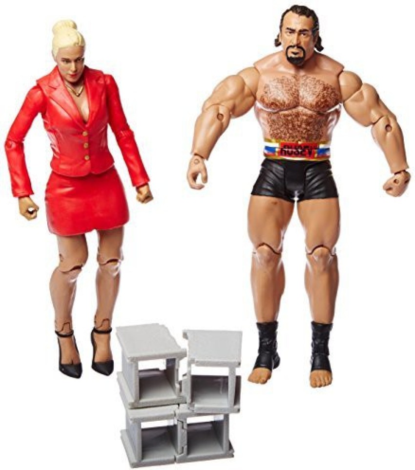 MATTEL WWE Battle Pack Series #34: Lana vs. Rusev Action Figure (2-Pack) -  WWE Battle Pack Series #34: Lana vs. Rusev Action Figure (2-Pack) . Buy Lana,  Rusev toys in India. shop