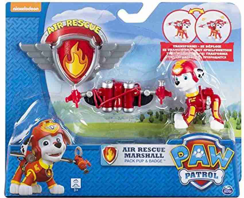 PAW PATROL Air Rescue Marshall Pup Pack Badge Air Rescue Marshall Pup Pack Badge Buy Marshall toys in India. shop for PAW PATROL products in India. Flipkart