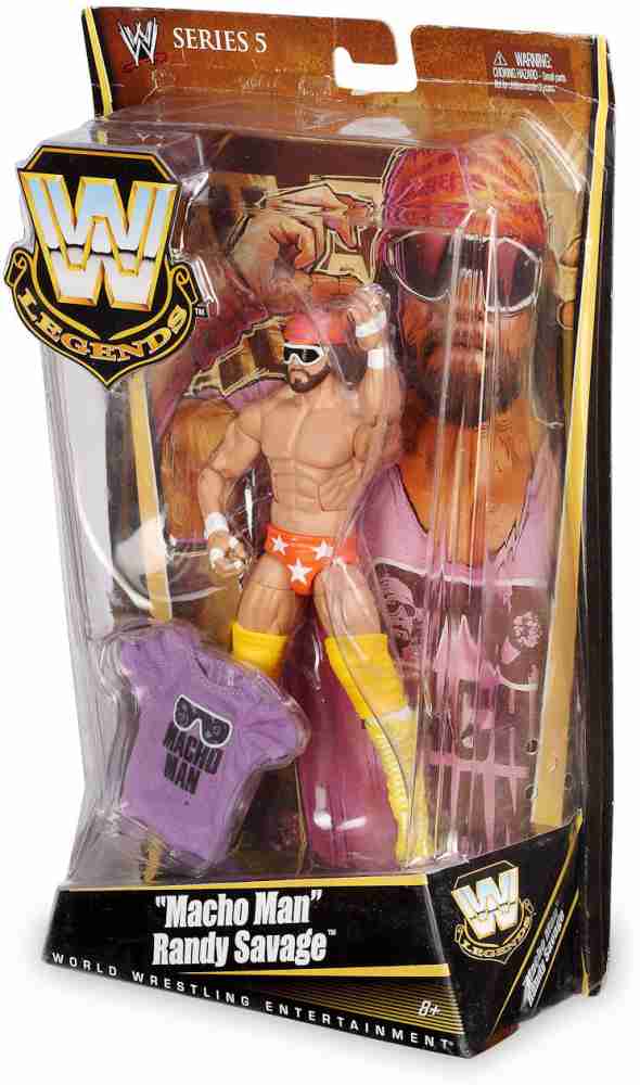 Macho Man Micro Brawler Lot Orange Mega USA Pink Lime Green Randy Savage  PWT WWF