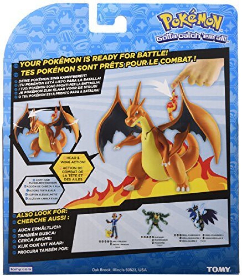 Nintendo Tomy Pokemon Battle Action 6 Mega Charizard X Figure 