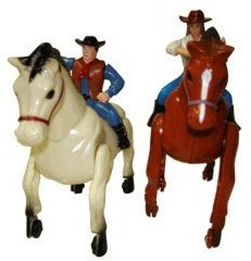 Wild West Galloping Horse And Cowboy