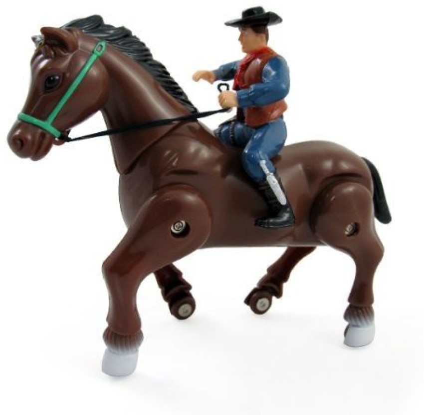 Wild West Galloping Horse And Cowboy