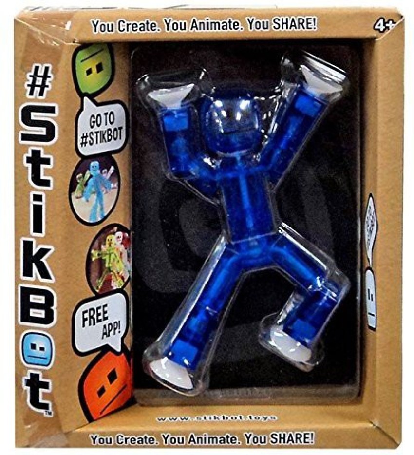 Stikbot Translucent Figure, 3 Inches, color may vary