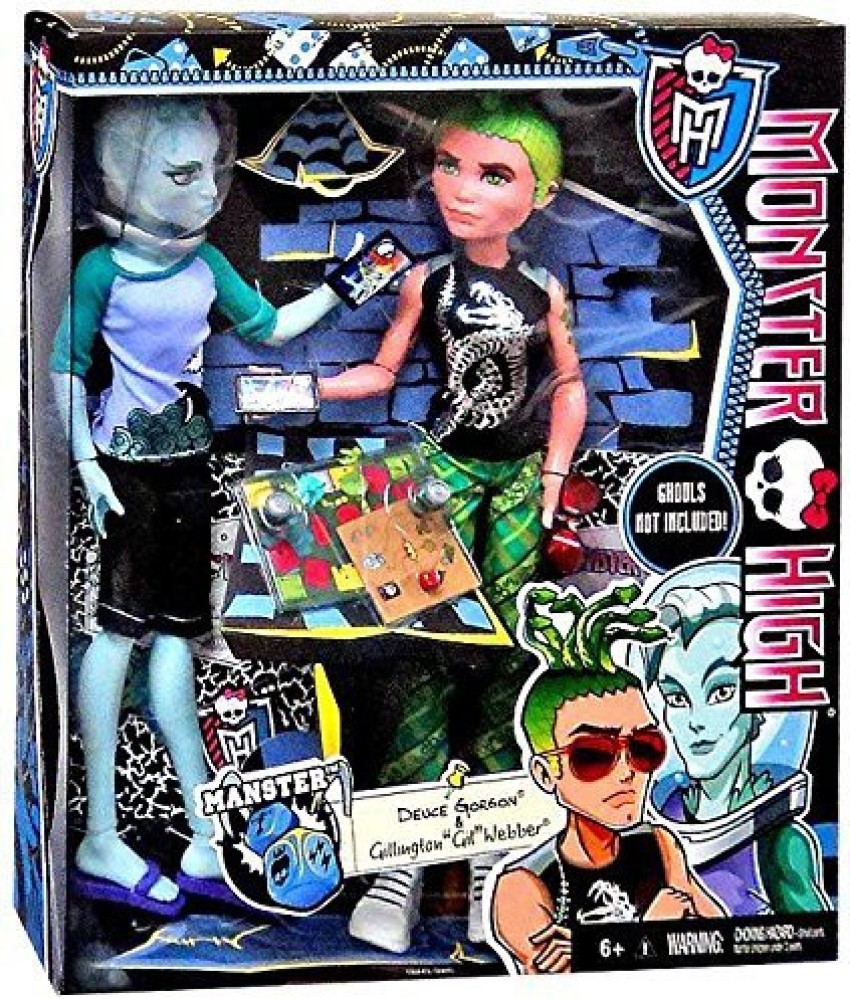 MATTEL Monster High Mansters 2Pack Gil Webber And Deuce Gorgon - Monster  High Mansters 2Pack Gil Webber And Deuce Gorgon . Buy Gil webber and deuce  gorgon toys in India. shop for