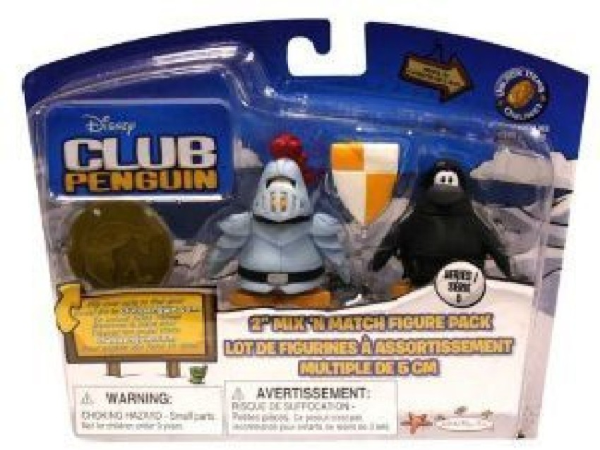 Disney Club Penguin Mix 'n Match Figure Packs with Coins & Cards