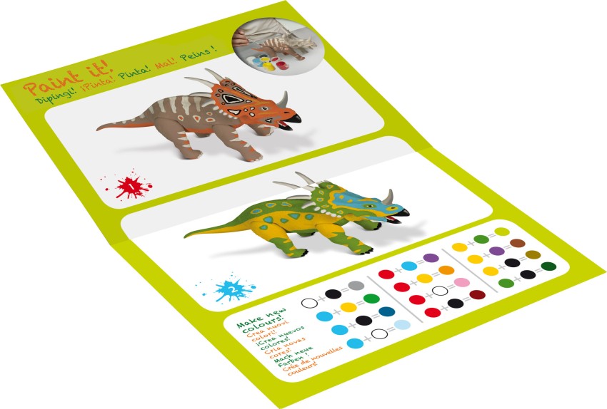 Geoworld Dinoart Painting Kit - Styracosaurus - Dinoart Painting Kit -  Styracosaurus . Buy Styracosaurus toys in India. shop for Geoworld products  in India. Toys for 3 - 15 Years Kids.