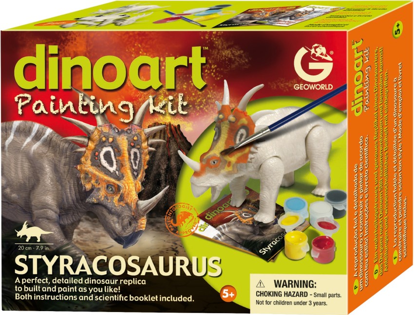 Geoworld Dinoart Painting Kit - Styracosaurus - Dinoart Painting Kit -  Styracosaurus . Buy Styracosaurus toys in India. shop for Geoworld products  in India. Toys for 3 - 15 Years Kids.