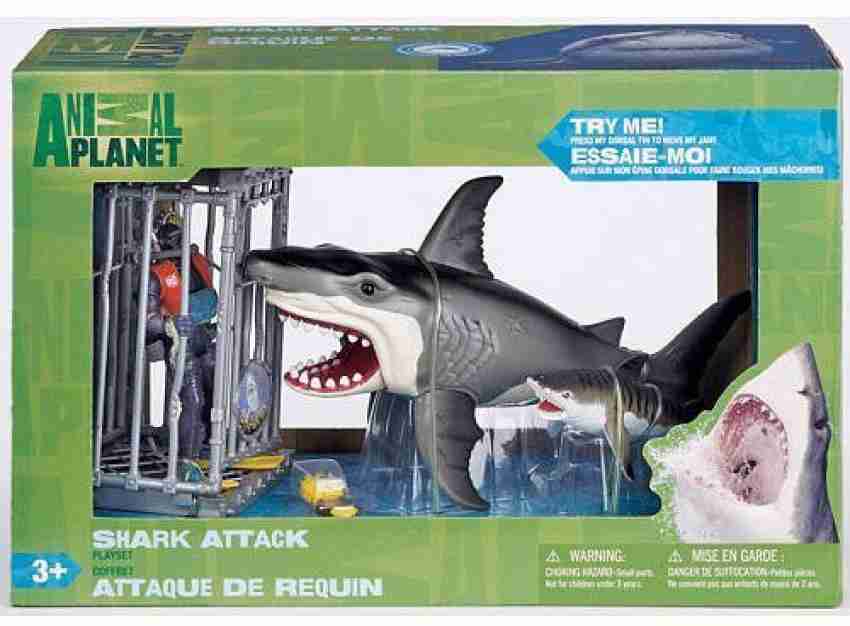 Shark attack figure playset shop by animal planet