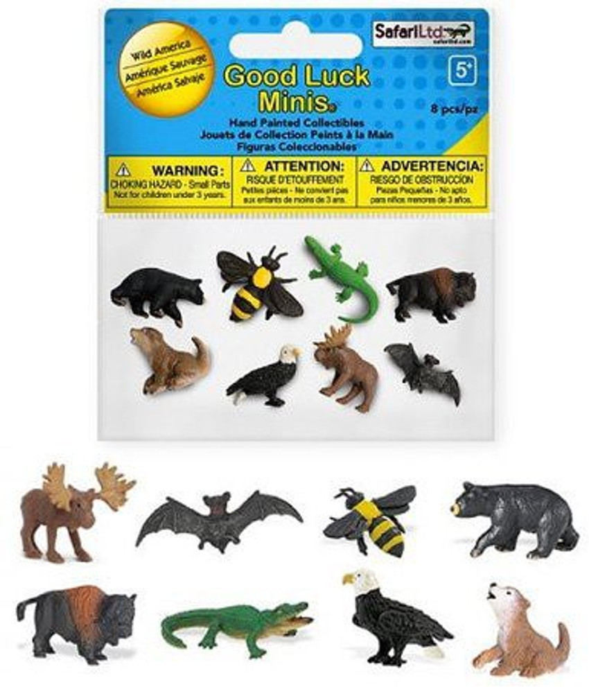 SAFARI Ltd Good Luck Mini Wild American Fun Pack Ltd Good Luck