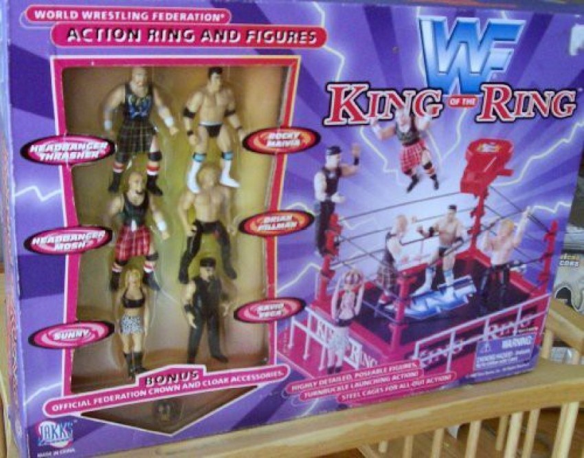 Wwf jakks deals mini ring