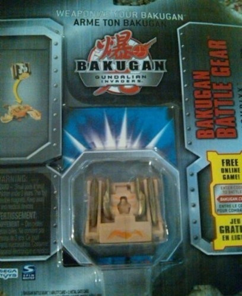 SPIN MASTER Bakugan Battle Gear Subterra Tan Chompixx With Gold