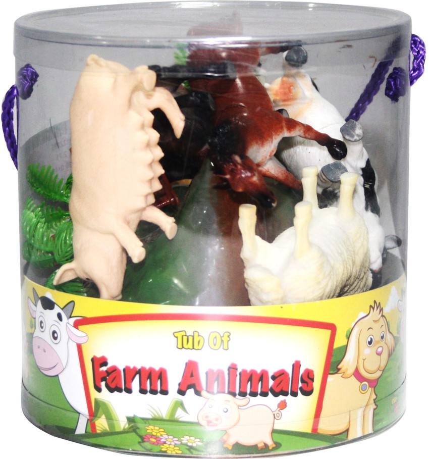 Venus Planet of toys FARM ANIMALS IN TUB FARM ANIMALS IN TUB
