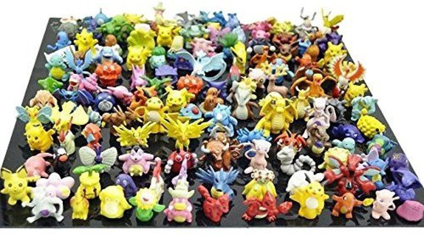 Generic 1 complete set on sale pokemon action figures multicolor 144pcs