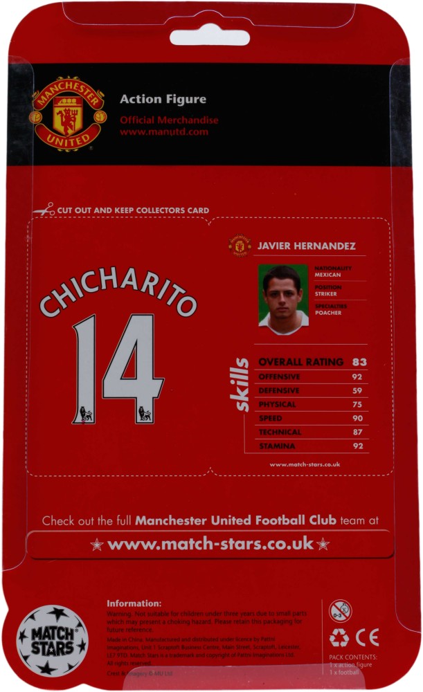 SoccerStarz Manchester United F.C. Javier Hernandez : : Toys &  Games