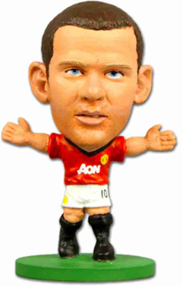 WAYNE ROONEY AWAY KIT MANCHESTER UNITED LEGEND SOCCERSTARZ MINI SOCCER  FIGURE