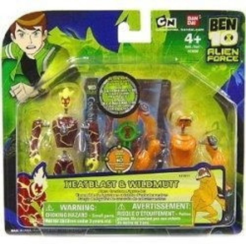Ben 10 Alien Creation Chamber Mini Figure 2Pack Heatblast